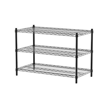 【dayneeds】荷重型 90x45x60公分 烤漆三層架 黑色