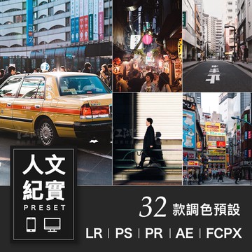 Lightroom濾鏡 | 人文紀實lr預設日系街拍旅拍攝影城市電影ps手機調色pr luts濾鏡