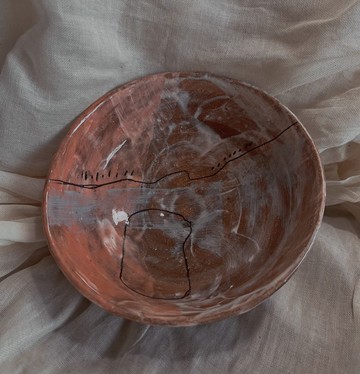 雨的意象 陶瓷小碗、小盤子、點心盤、優格碗、陶瓷食器