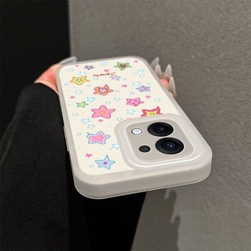 可愛手機殼 適用蘋果手機殼 防摔卡通星星iPhone15 16 17ProMax手機殼適用蘋果12 星星手機殼 手機殻