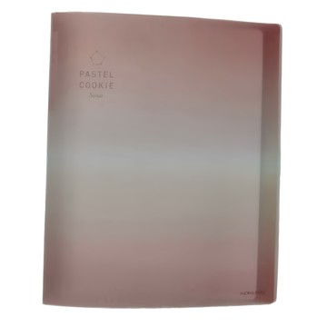 KOKUYO 國譽 Pastel Cookie Sora 30孔活頁本U罫 A4 40枚  紅橙  1本