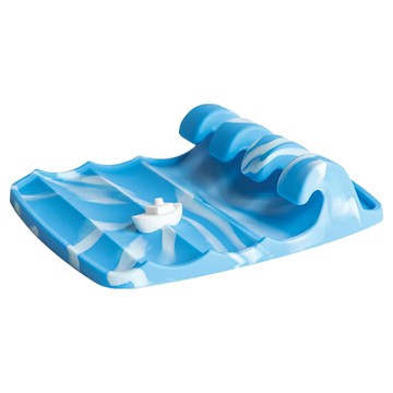 OTOTO 海浪 湯勺架 尺寸15.5 x 14.5 x 4 cm 食品級安全矽膠  1個