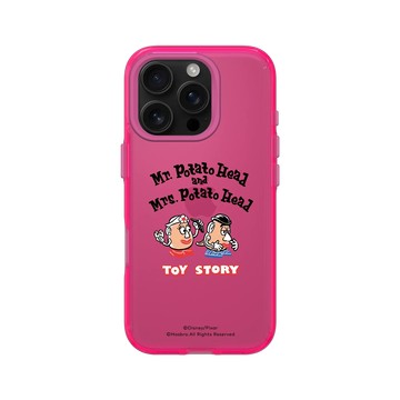 iPhone 16 Pro Clear 粉漾桃 - 迪士尼-玩具總動員 Toy Story - Hello! 蛋頭先生與蛋頭太太