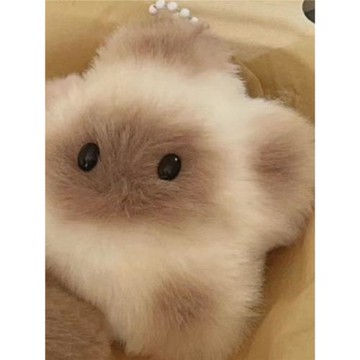 宴暹羅小星星手作暹羅貓星星玩偶背包掛件鑰匙扣掛件擺件毛絨絨