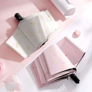 🌷台灣出貨🌷全自動晴雨傘女男太陽傘防曬防紫外線摺疊小清新遮陽傘兩用ins傘 全自動傘 折疊傘 自動傘 雨傘自動 摺疊