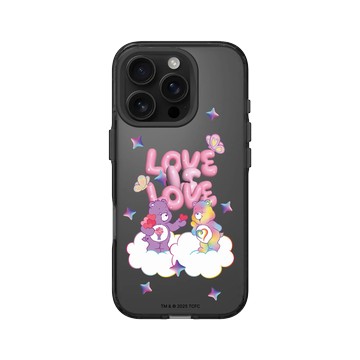 iPhone 16 Pro Clear 酷墨灰 - Care Bears - Love Is Love