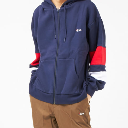 フィラ メンズ スウェットフルジップ Fl 9ctj Z スポーツウェア パーカー Fila ネイビー S ユニセックス 通販 Lineポイント最大2 0 Get Lineショッピング