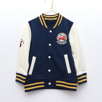 日本千家外貿兒童男女童寶寶春夏 單排扣開衫純棉休閑外套棒球服