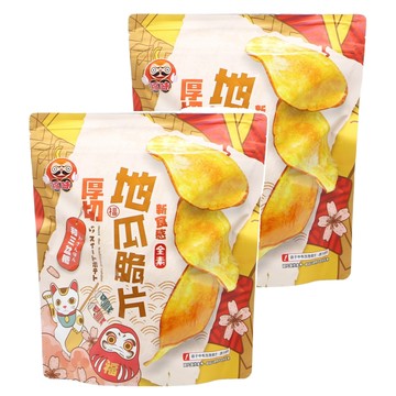 福味 厚切地瓜脆片 焦糖  140g  2包