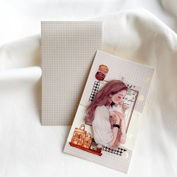 迷你設計紙張 【牛奶米白】