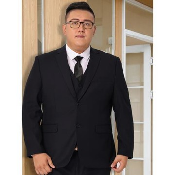 大碼胖子西服套裝男正裝職業工作面試加大加肥外套西裝單上衣寬松