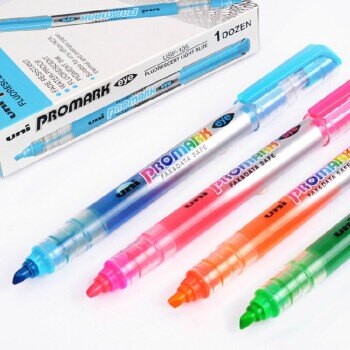 三菱UNI USP-105 全液式螢光記號筆【APP滿額下單10%點數(單一帳號最高5000點)】1/31止