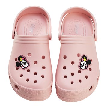 BORUI 柏睿鞋業 兒童款 Disney 迪士尼米妮徽章造型休閒便鞋 122106C 22  粉色