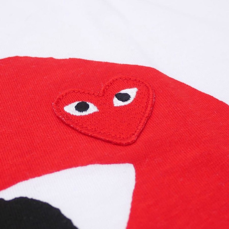 新品 プレイ コムデギャルソン PLAY COMME des GARCONS RED
