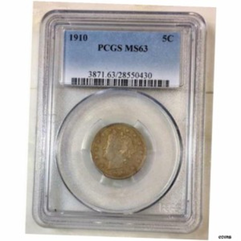 品質保証書付】 アンティークコイン NGC PCGS 1910 Liberty Nickel