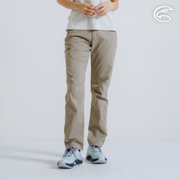 ADISI 女UPF50+透氣快乾休閒長褲 AP2411040 陶土黃 (S-XL)｜抗UV 彈性 吸濕 速乾 輕薄 休閒褲