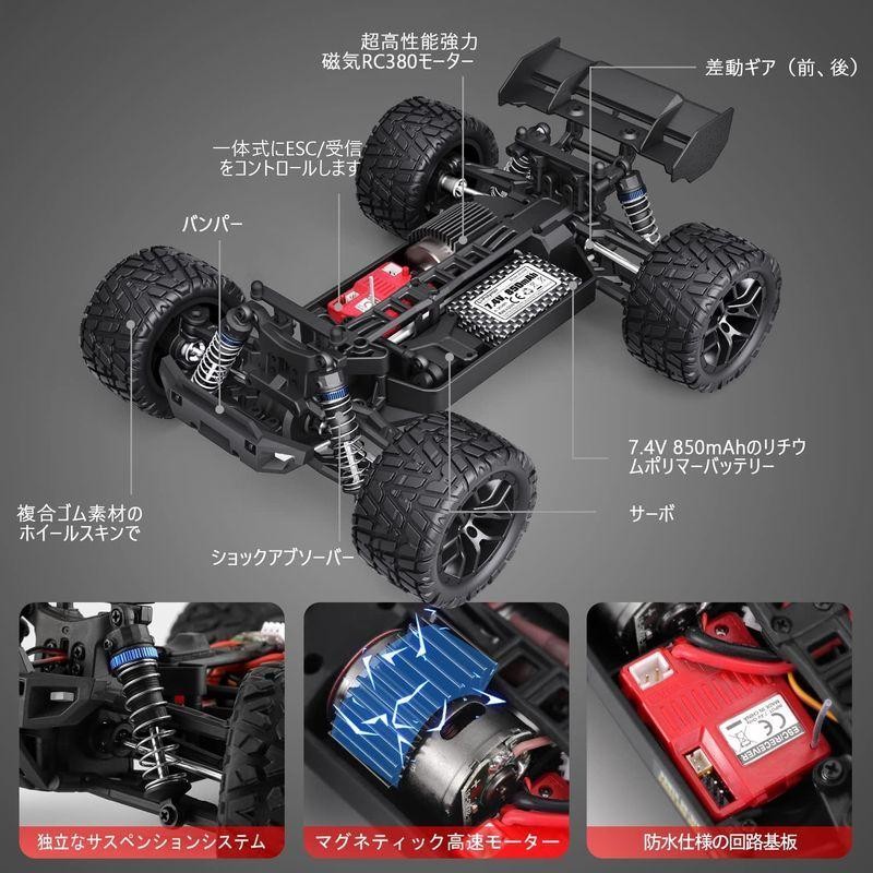 81%OFF!】 ラジコン カー オフロード 1 18 4WD RTR 電動RCカー40 km h