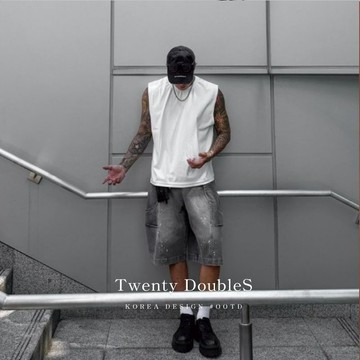【20ss_select】韓國 彈力機能排汗無袖背心 無袖背心 坦克背心 穿搭 夏季背心 韓國男裝 男生背心 運動 健身