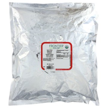 Organic Hibiscus Flower Cut and Sifted 16 Oz by Frontier