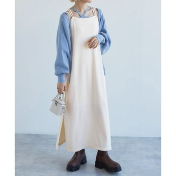 現貨｜w closet 日單🇯🇵 5way多種穿法✨百搭日系吊帶裙 長裙 綁帶長裙 純色洋裝 標全✨