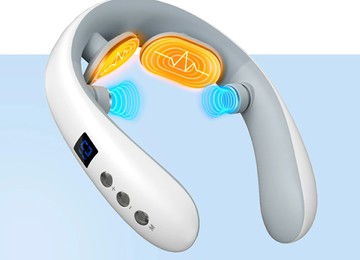 日本熱銷 最新款 肩頸按摩 超輕量 白色 日本代購