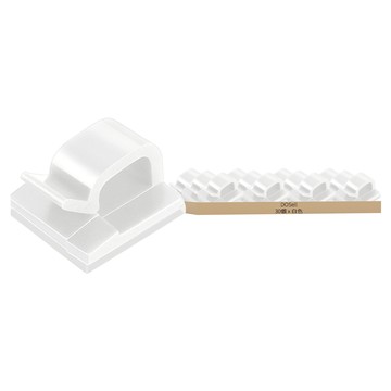 DOSell 整齊排線 + 固定夾  30個  均碼  白色