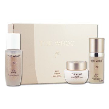 《Whoo 后》重生秘帖NAD珍藏3件組（秘帖循環精華 15ml + 重生秘帖 10ml + 重生秘帖光澤霜 10ml）