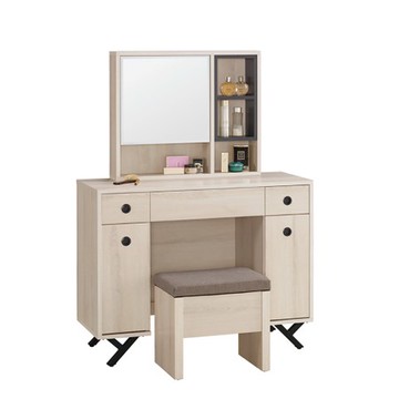 優娜3.3尺化妝台組