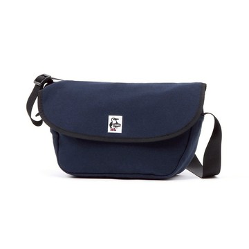 CHUMS Round Flap Shoulder Bag Sweat肩背包 深藍 CH603601N001