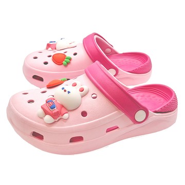 WUWU 雙色卡通園丁鞋 BC38  21  粉色