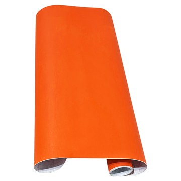 磨砂素色壁紙 PVC材質 防水易打理  愛馬仕橘  60 x 300cm