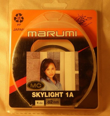 Marumi MC 1A 天窗紫外線過濾器 62 毫米螺紋安裝盒和盒子日本