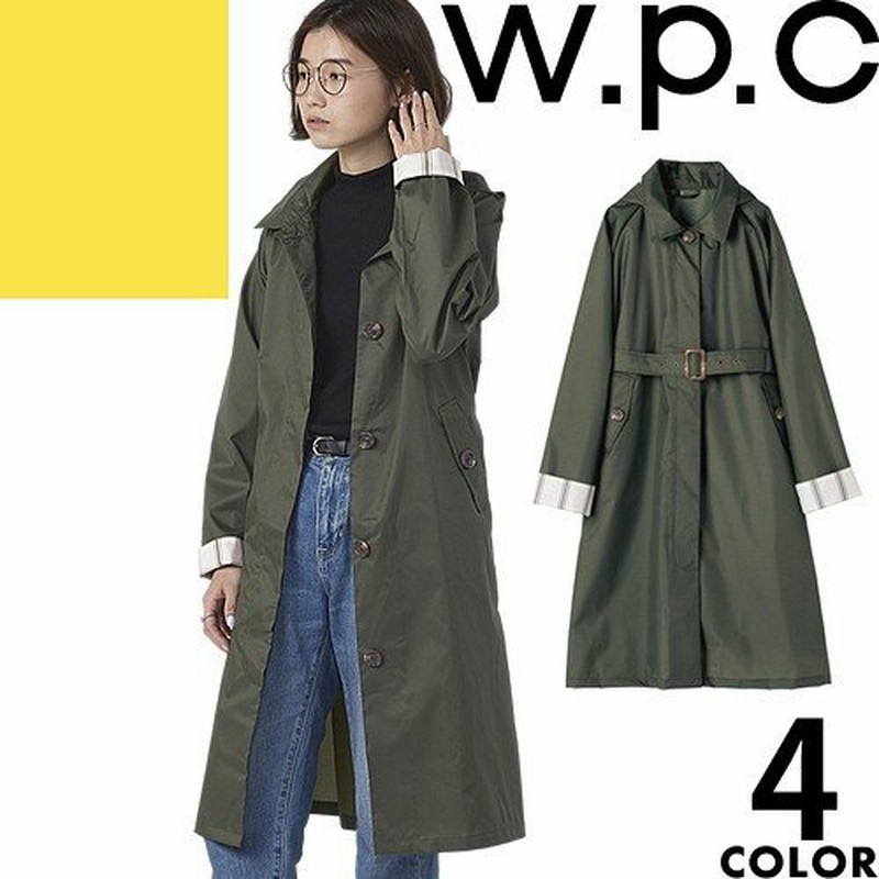 Wpc W P C レインコート レディース トレンチコート レインウェア カッパ 雨具 自転車 防水 撥水 通学 通勤 かわいい Stand Fall Collar R 1090 通販 Lineポイント最大0 5 Get Lineショッピング