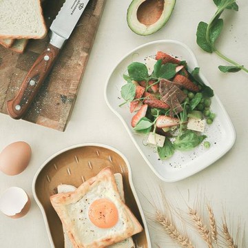 GOING HOME吐司面包陶瓷盤子創意一人食日式甜品點心蛋糕早餐烤盤