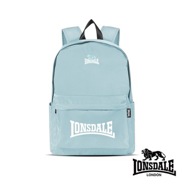 【LONSDALE 英國小獅】潮流輕旅大容量機能後背包-天空藍 LD2128