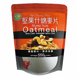綠源寶   堅果什錦麥片550公克/包