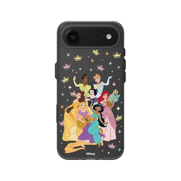 iPhone Air Clear (相機按鈕) 酷墨灰 - 迪士尼-公主系列 Disney Princess - 迪士尼公主 - 公主角色集合