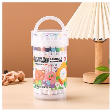 Tempo 節奏~雙頭壓克力(丙烯)彩繪筆36色(AC-400)1盒裝