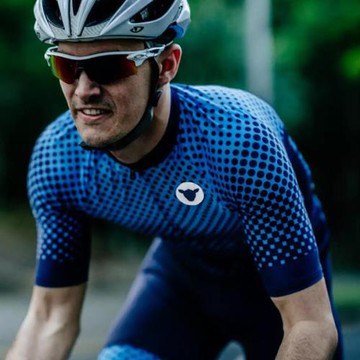 夏季腳踏車車衣車褲短袖騎行服速干透氣自行車服動感單車排汗衫男