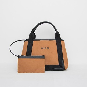 PALETA系列 - 帆布中袋(鈦金棕)