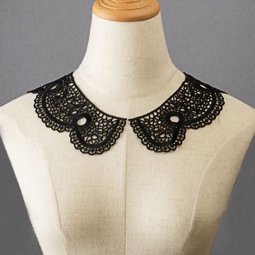 花邊輔料手工DIY衣領水溶鏤空蕾絲花邊假領子毛衣裝飾領百搭假領