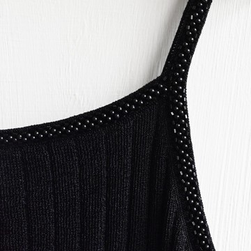 【蛋植物古著】星點珠飾細肩帶古著背心上衣