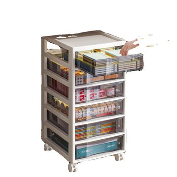 抽屜式文件收納柜辦公室桌面多層A4儲物盒學生桌文具架子書本分層