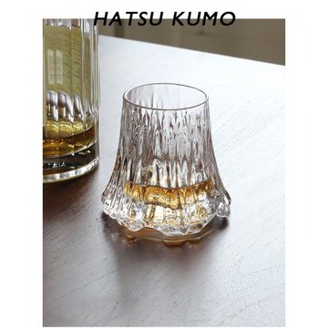 新銳設計師柳絲雨作品 烈焰火山威士忌酒杯日式洋酒杯臟咖啡杯子