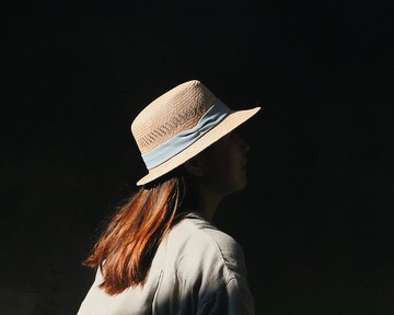 藺草編織 | 斜紋經典平頂帽