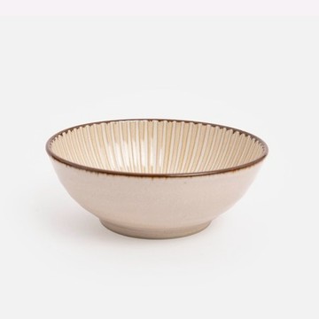 艾禮思輕量瓷碗14cm 風車米白