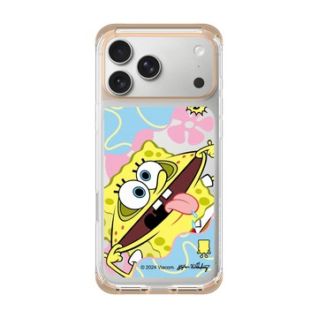 iPhone 17 Pro Max ClearX 暖透橘 - 海綿寶寶 SpongeBob - 搞笑海綿