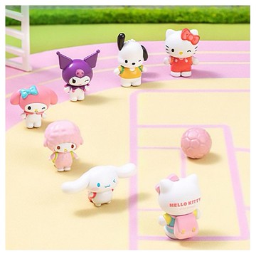 SANRIO 三麗鷗~萌嘟嘟書包系列萌趣豆盲盒(1入) 盲抽 盲袋 公仔隨機出貨