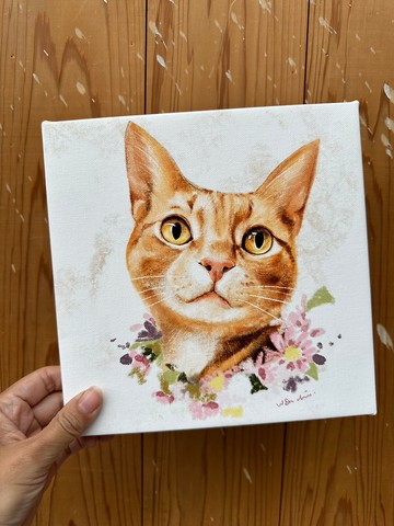 無框畫掛畫收藏_橘貓的開心做無聊事