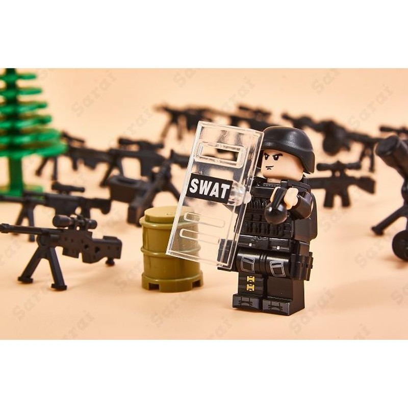 LEGO レゴ 互換 ブロック SWAT 警察 特殊部隊 アンチテロ部隊 6体